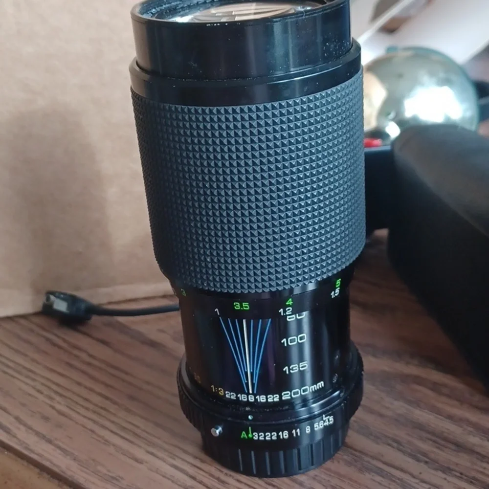 Rokinon MC Zoom lens 80-200mm , 1:45, 55mm, PK